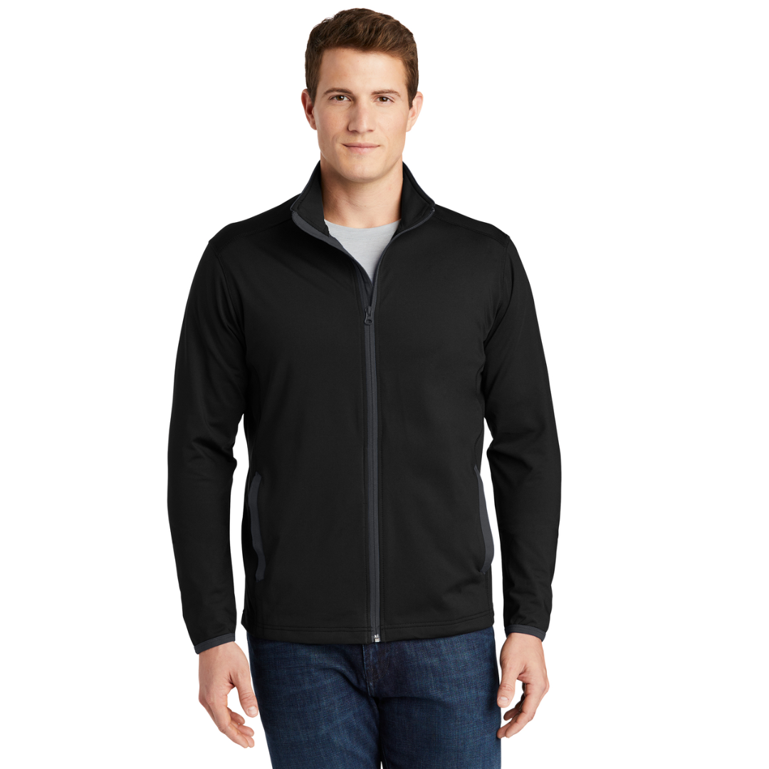 Sport-Tek® Sport-Wick® Stretch Contrast Full-Zip Jacket – NHA Gear